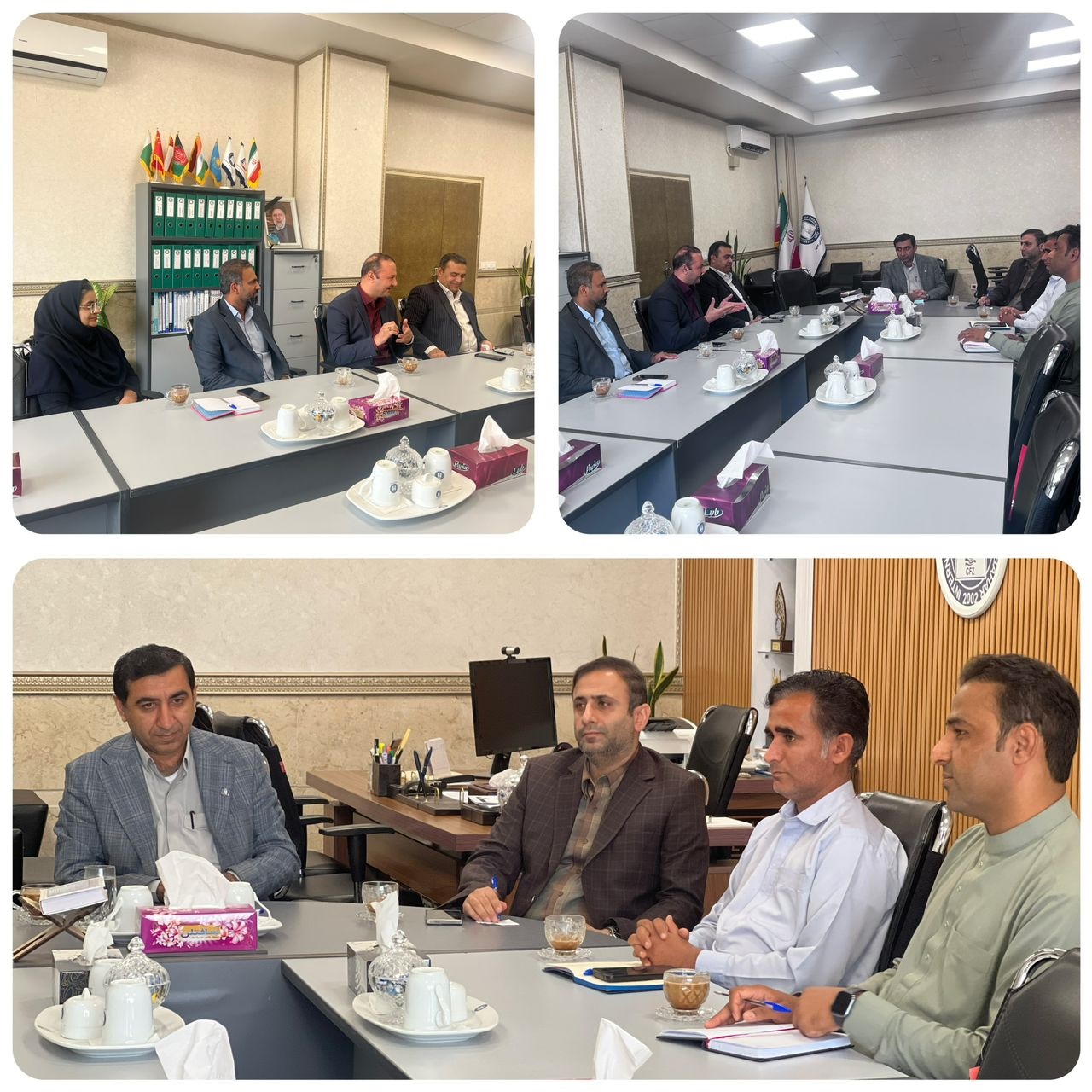 نشست مشترک سرپرست دانشگاه بین الملل با مدیران بانک کشاورزی چابهار نشست مشترک سرپرست دانشگاه بین الملل با مدیران بانک کشاورزی چابهار