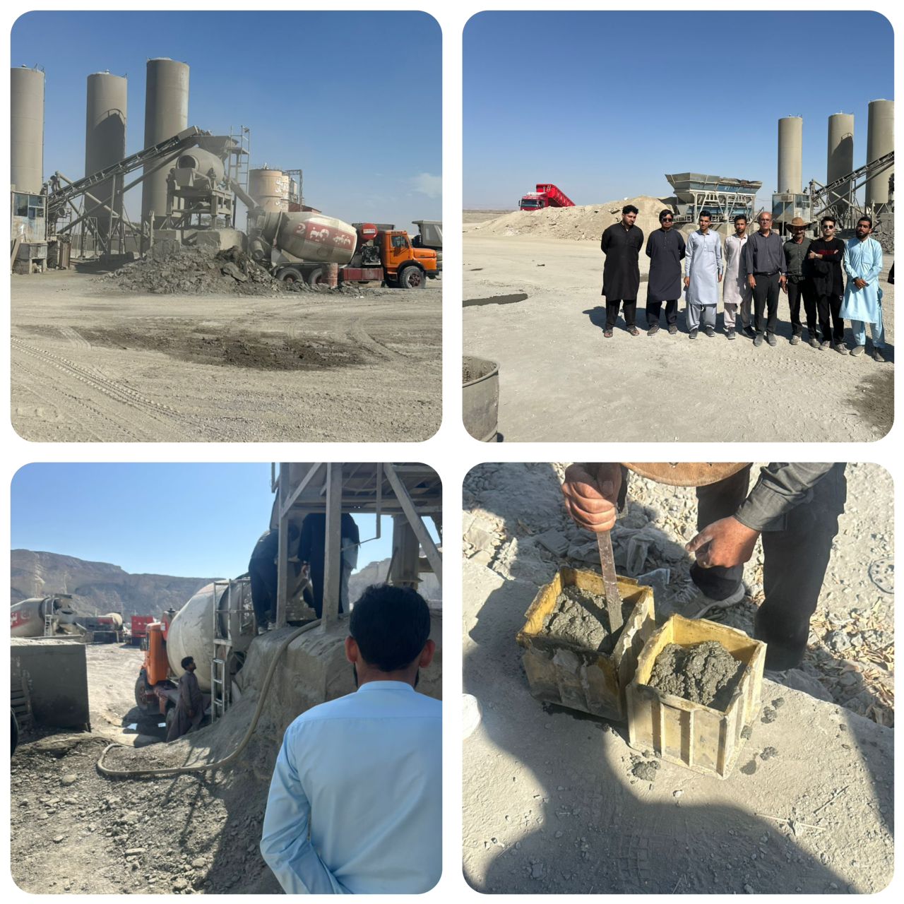 🔸 بازدید دانشجویان مهندسی عمران از کارخانه تولید بتن برج بتن – چابهار در راستای تقویت ارتباط دانشگاه و صنعت