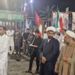 حضور متفاوت دانش‌آموز چابهاری در تجمعات شبانه؛ میثاق با ولایت در کنار درس و تحصیل